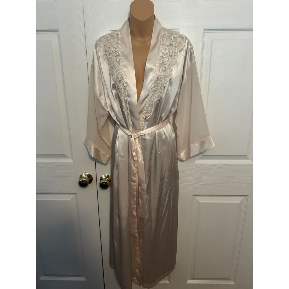 Alexandra Nicole Lingerie Robe Size M Lace Chiffon